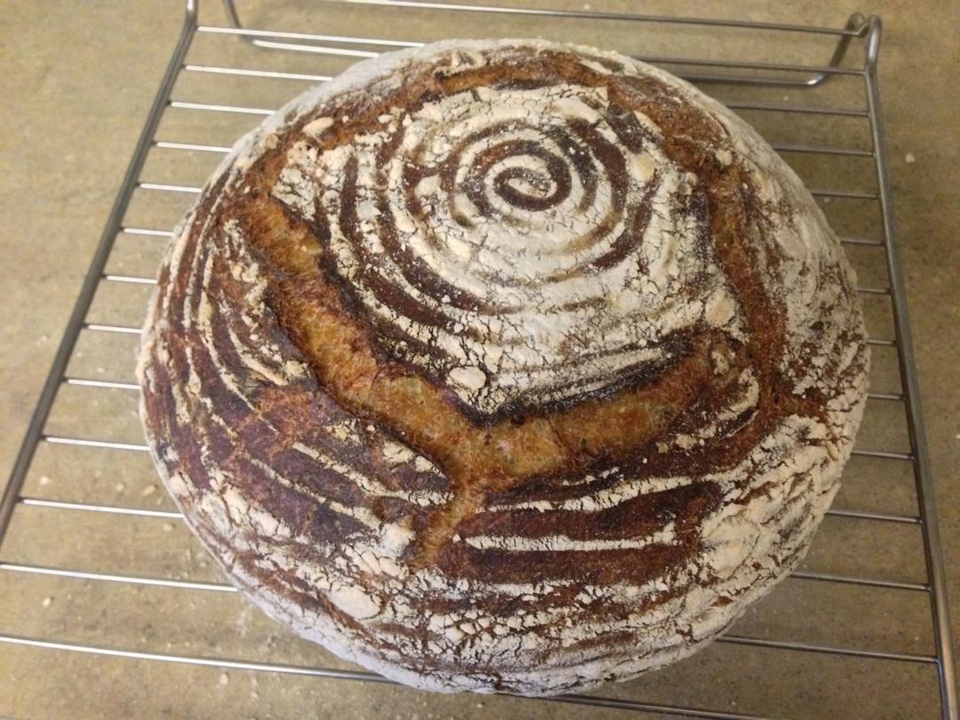 【Tartine Bread】天然酵种玉米南瓜籽乡村欧包