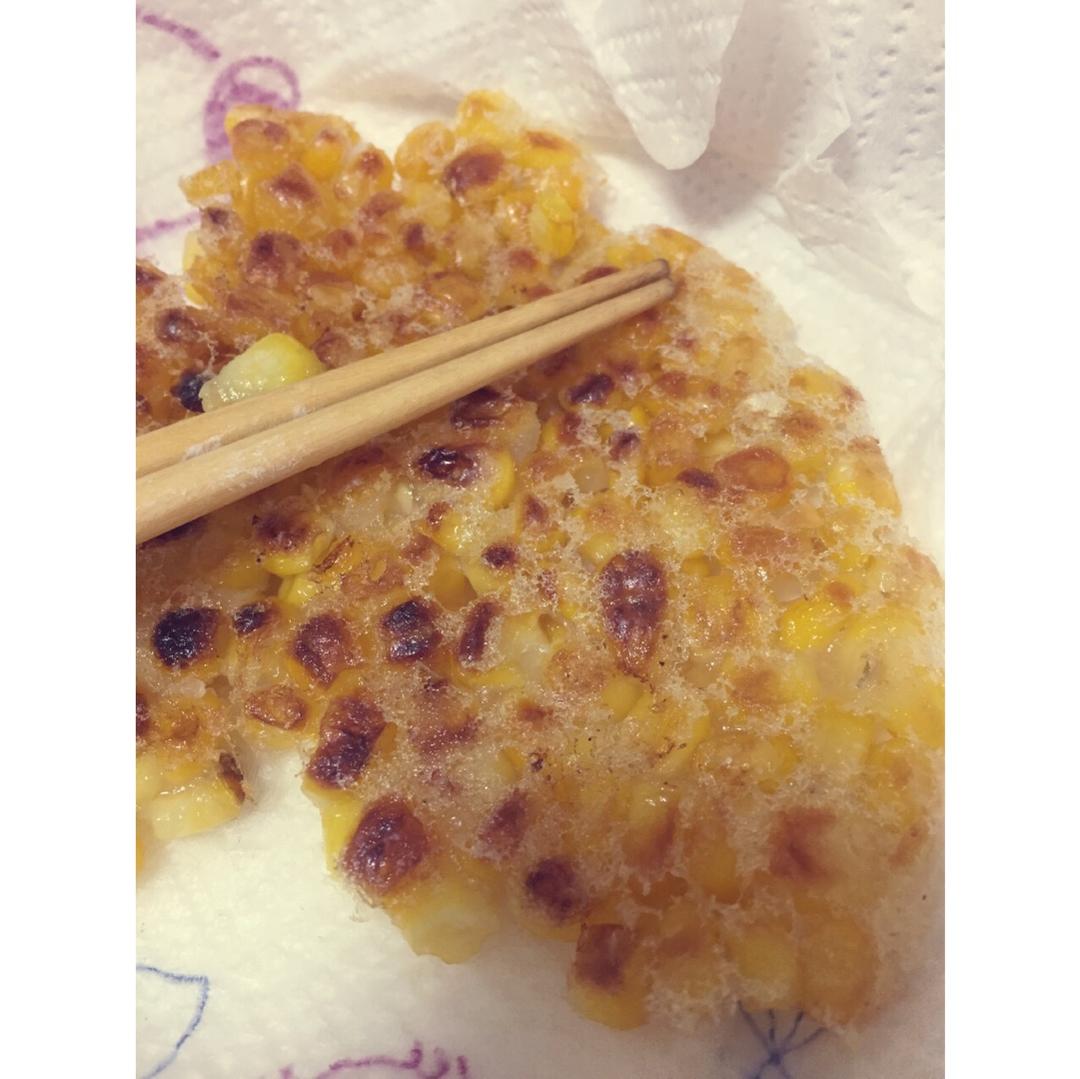 冰花玉米烙（不需要技巧百分之百成功）