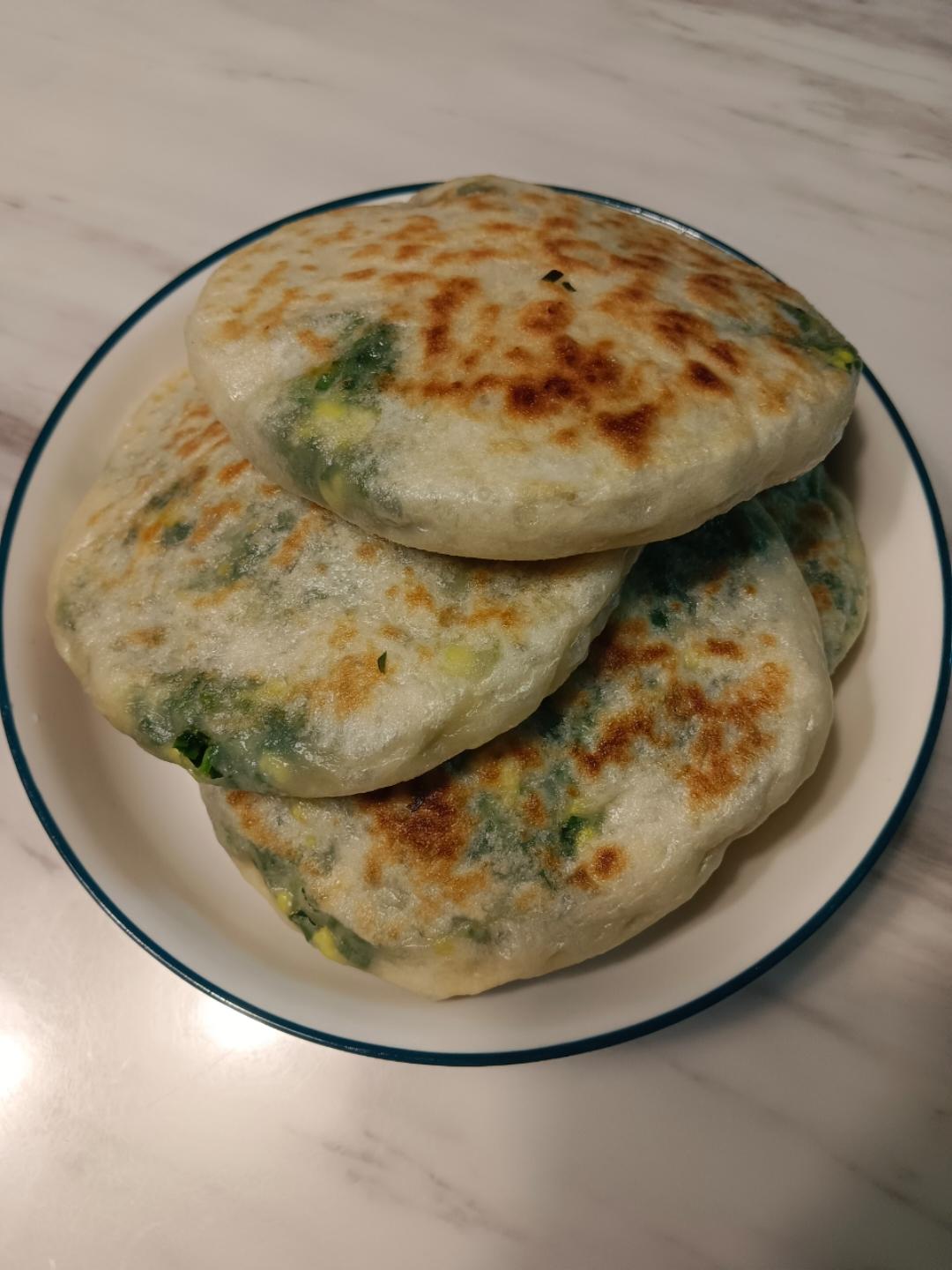 小时候三轮车摊上的韭菜饼