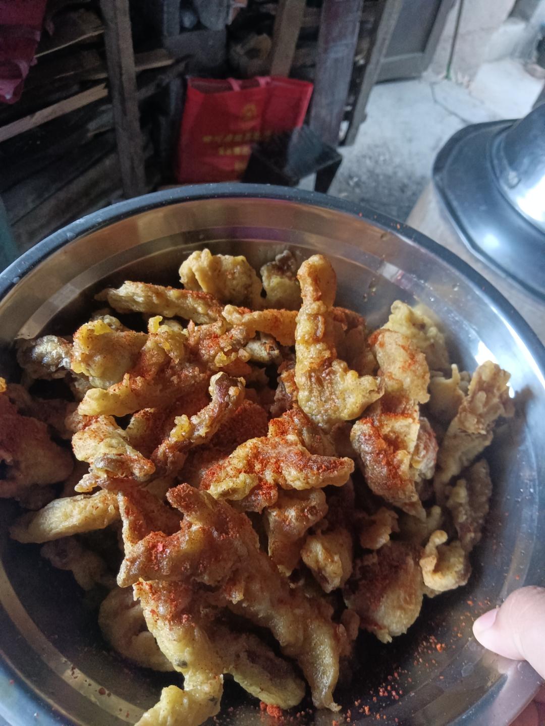 软炸蘑菇（平菇）