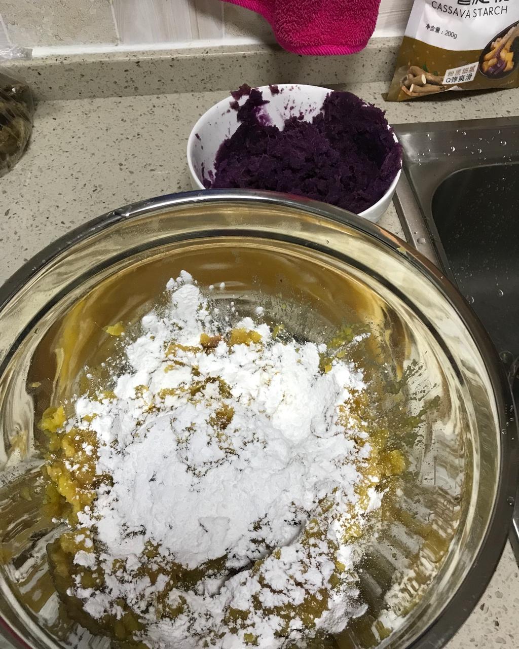 自制鲜芋仙芋圆（另附: 蜜红豆和仙草冻的做法）