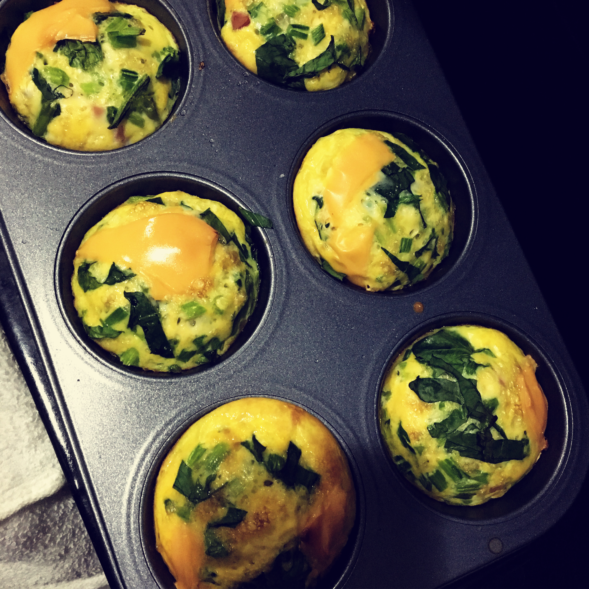 鸡蛋蔬菜麦芬 Low Carb Egg Muffin (Paleo+Gluten Free)