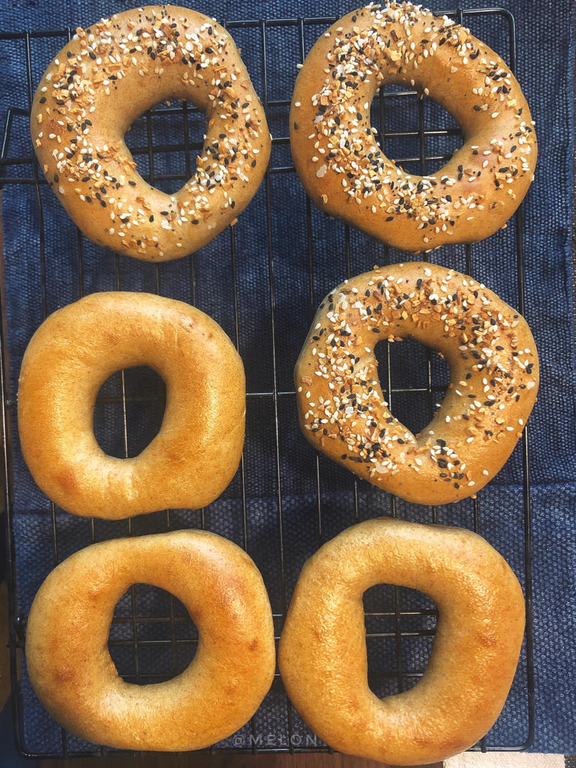 废弃天然酵种全麦贝果