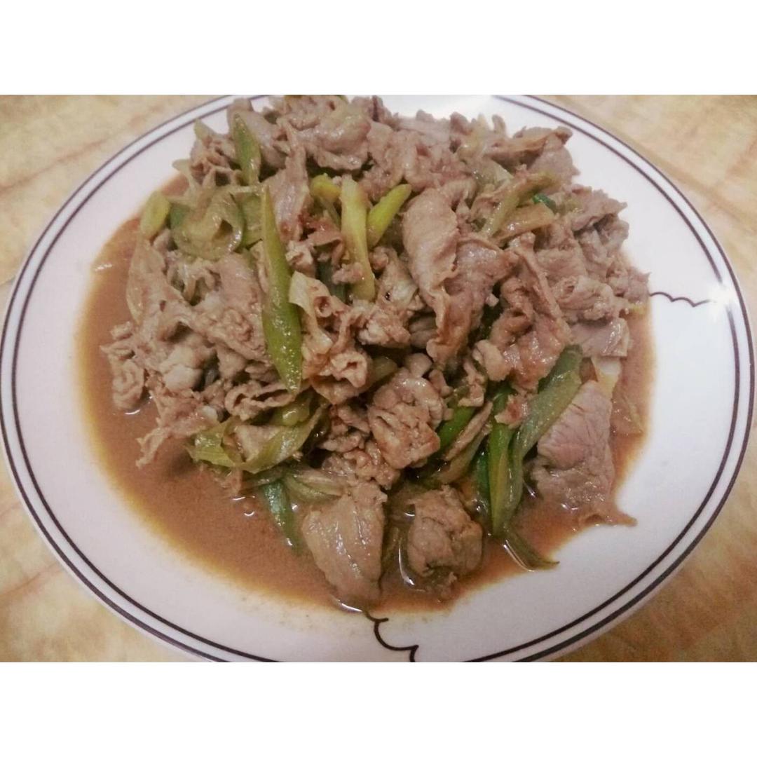 葱爆羊肉