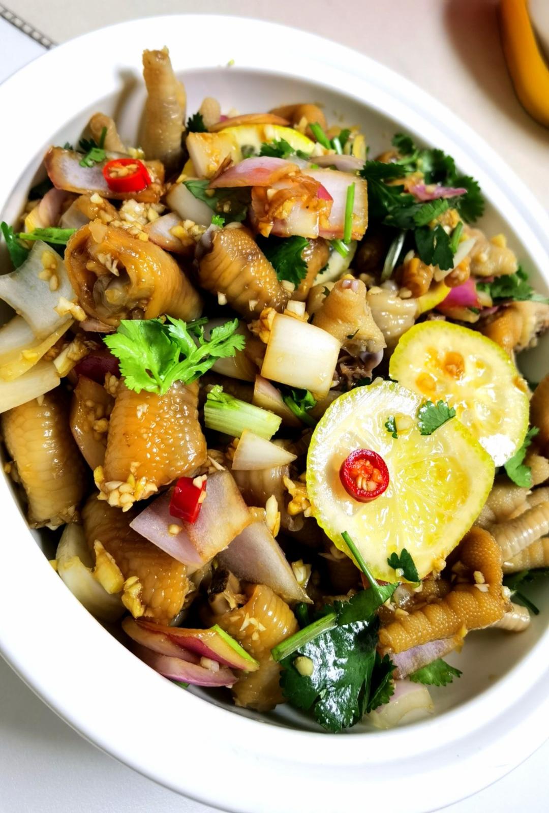 【柠檬酸辣鸡爪】自制超级无敌美味的网红鸡爪