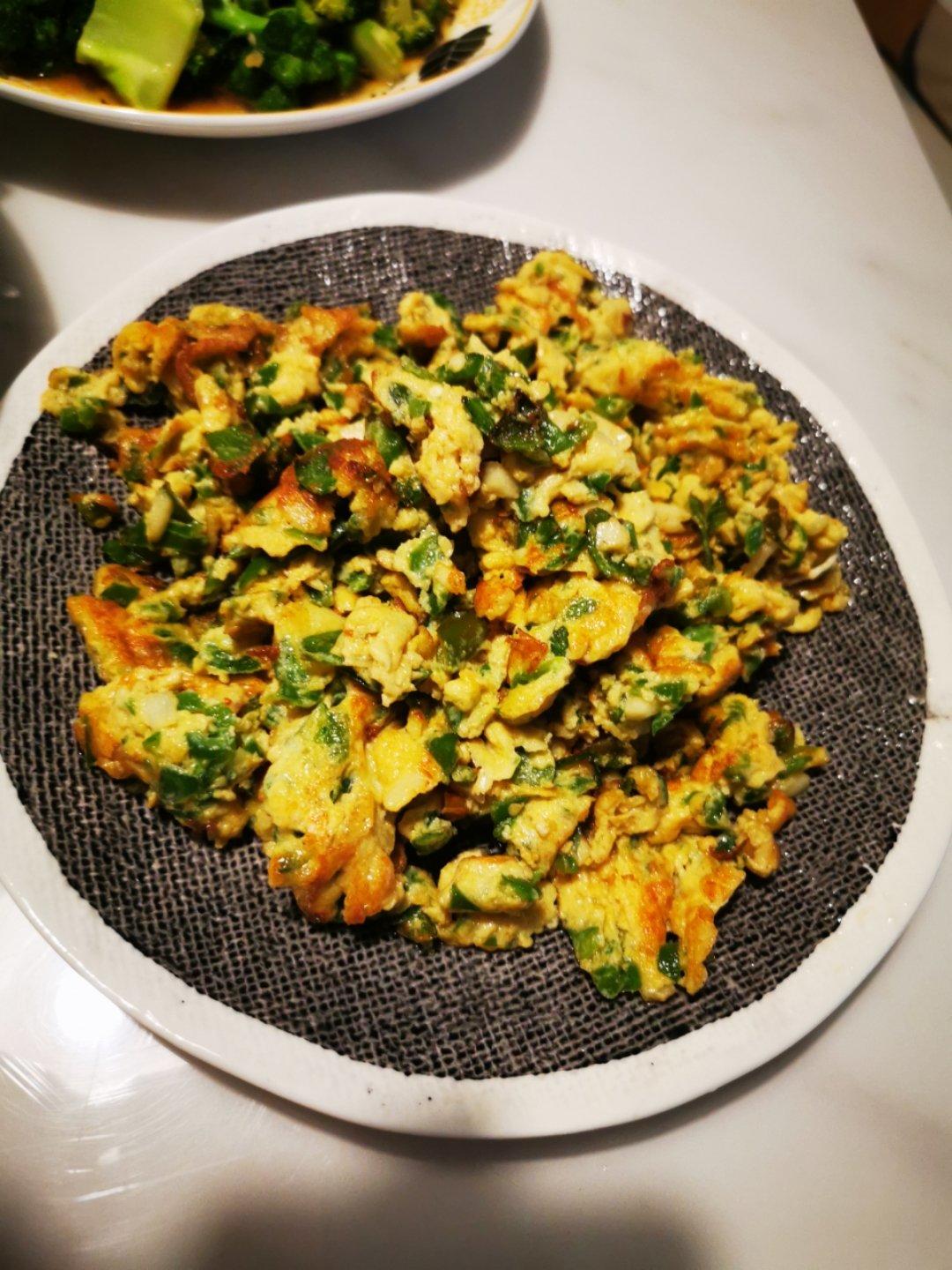 青椒炒鸡蛋