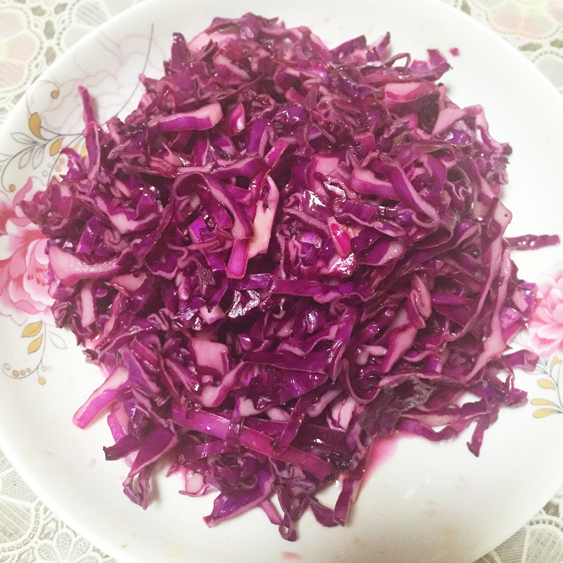 凉拌紫甘蓝