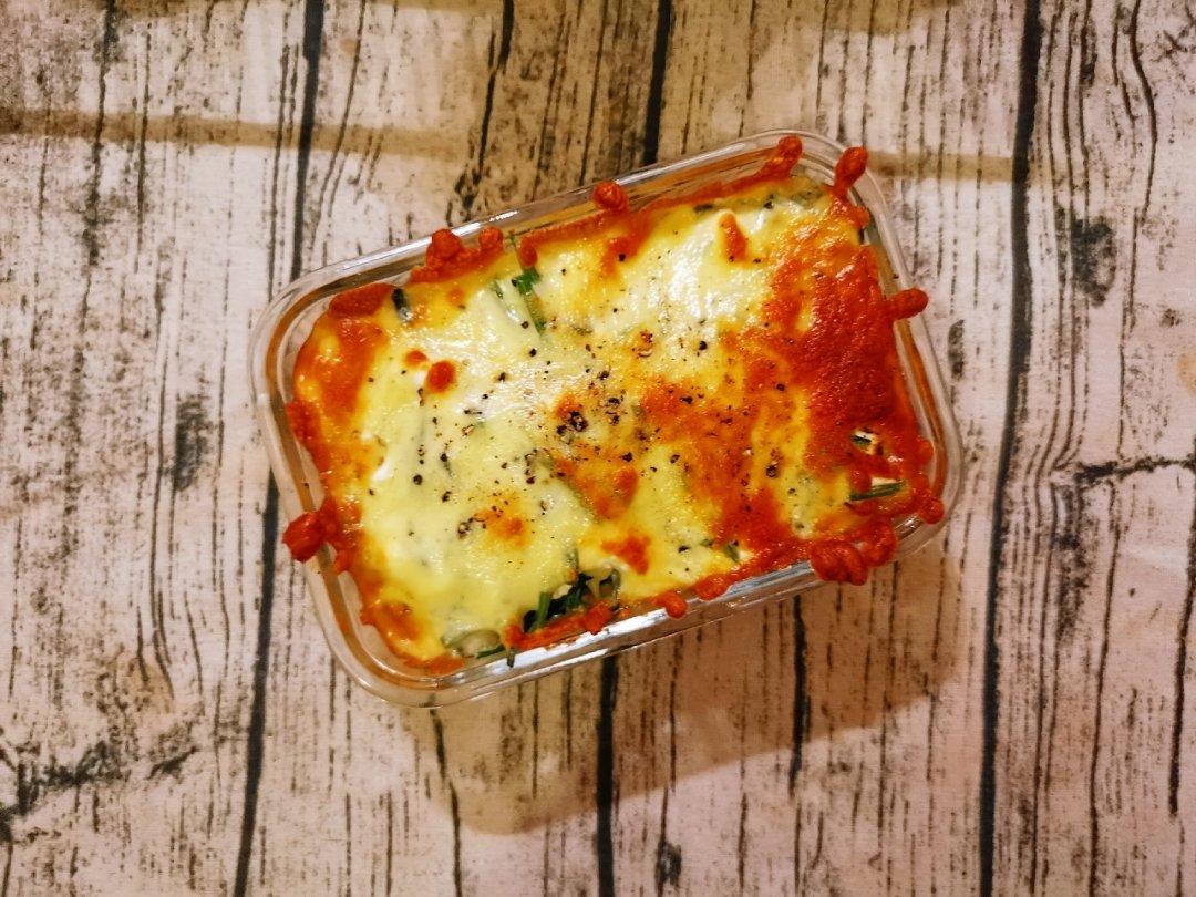 菠菜羊奶酪焗意面/饭