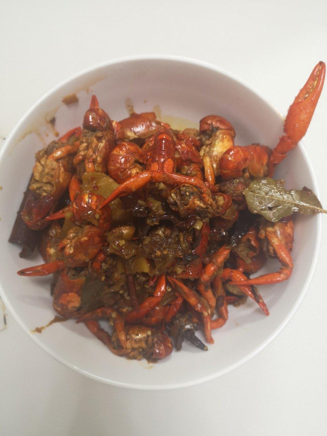 油焖小龙虾（不辣）味道好极了