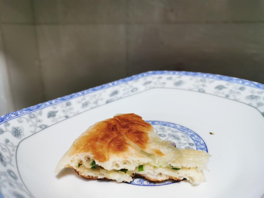 老上海羌饼（发面葱花饼）