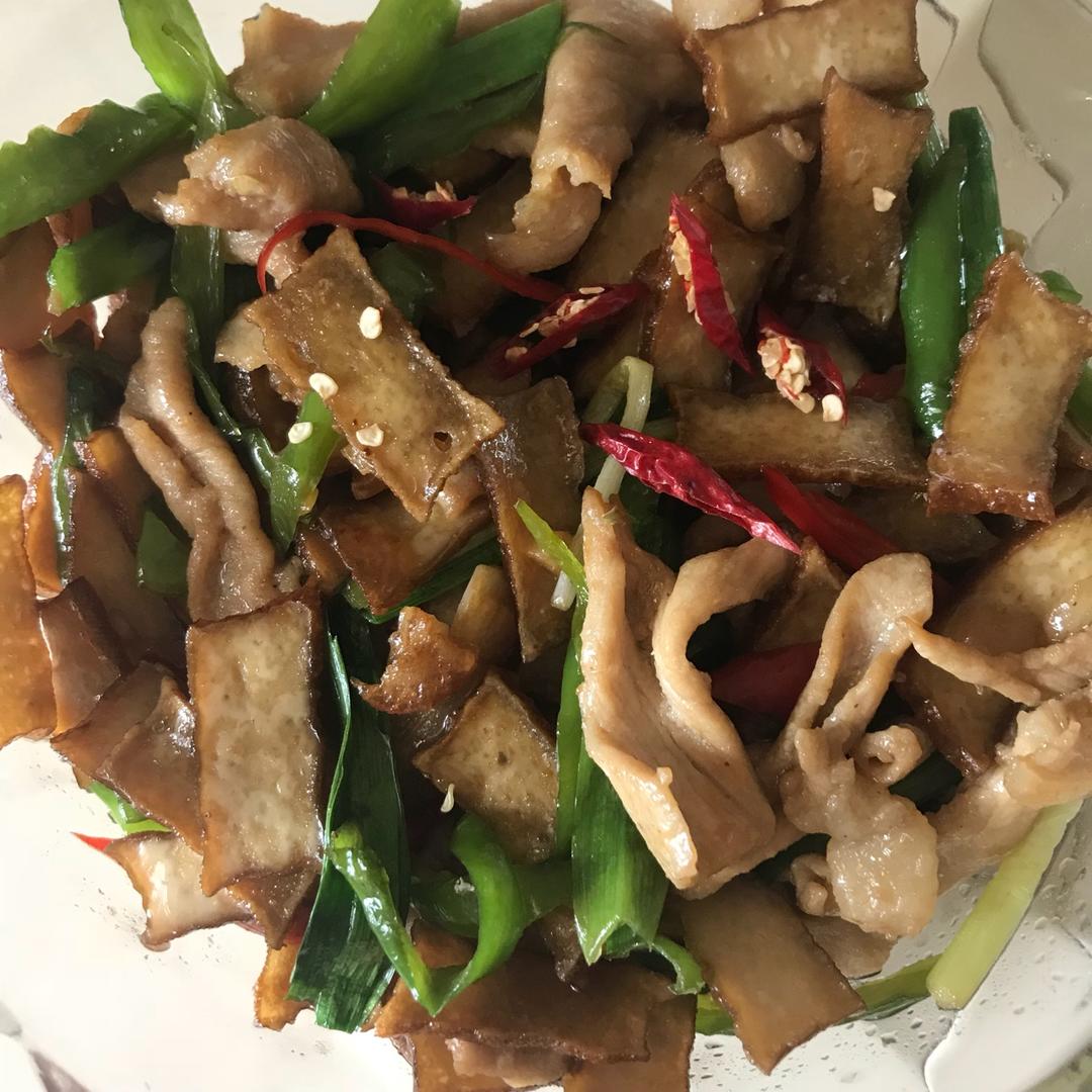 熏肉炒武冈柴火香干