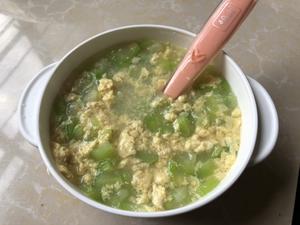 八月辅食丝瓜瘦肉蛋汤的做法 步骤3