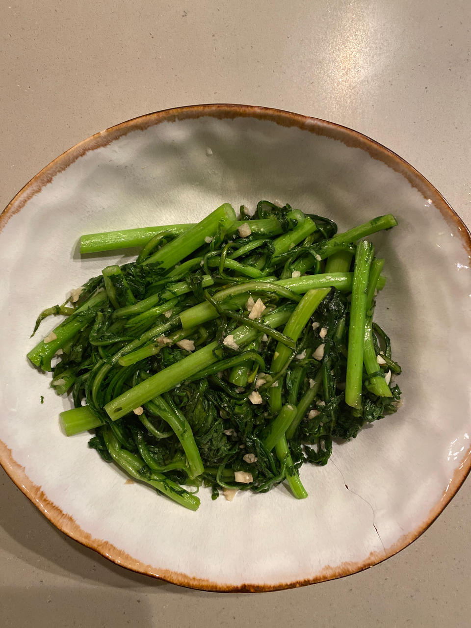 清炒茼蒿