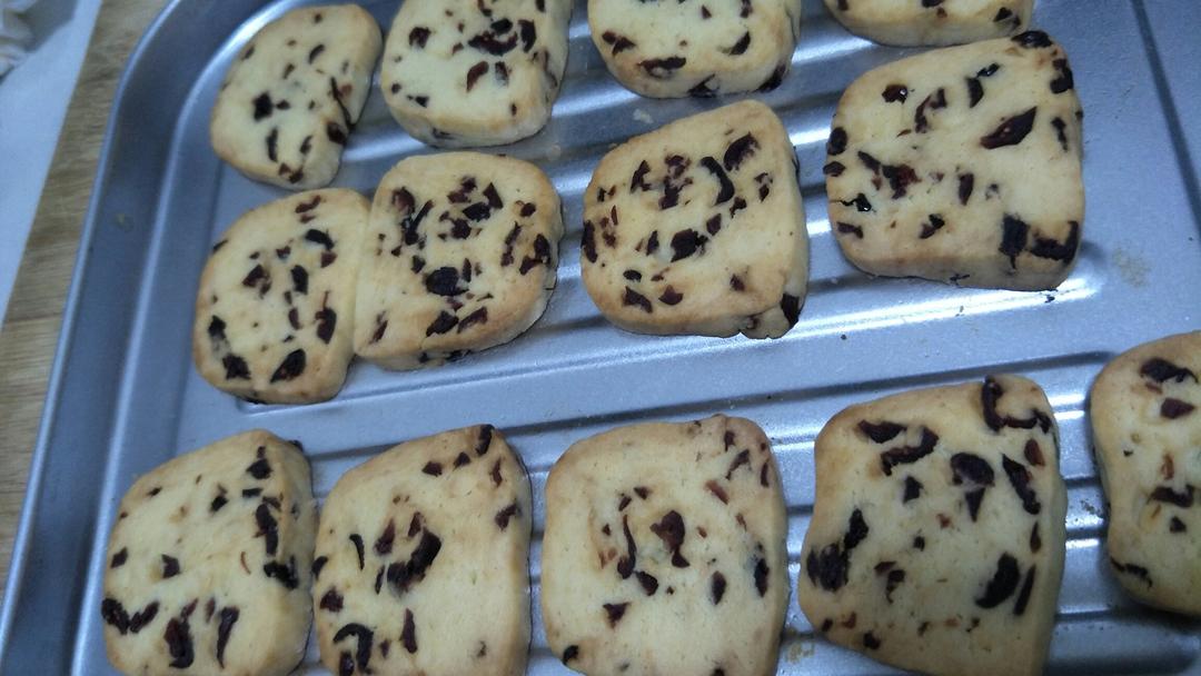 低糖少油版蔓越莓饼干