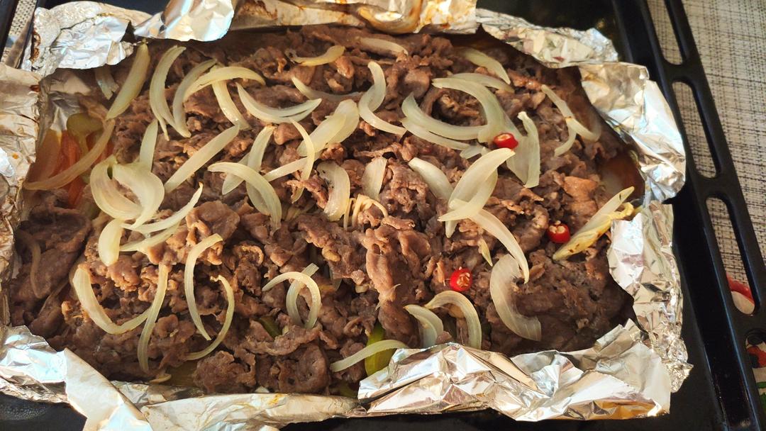锡纸烤牛肉