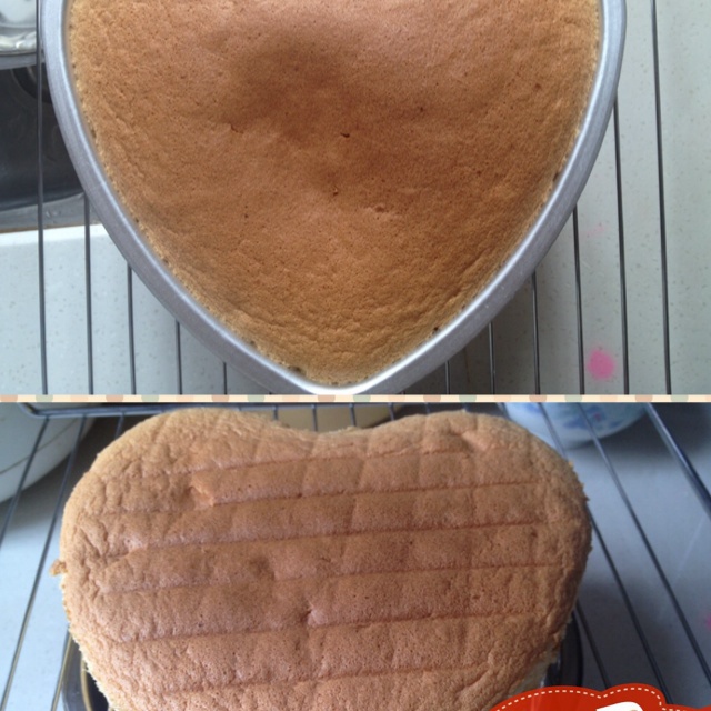 戚风蛋糕 8寸心型模