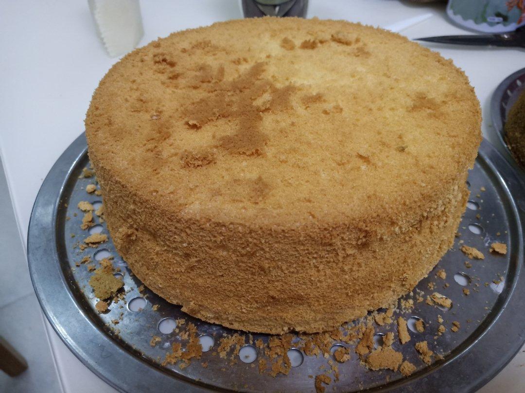 超好记八寸戚风蛋糕（后蛋法）