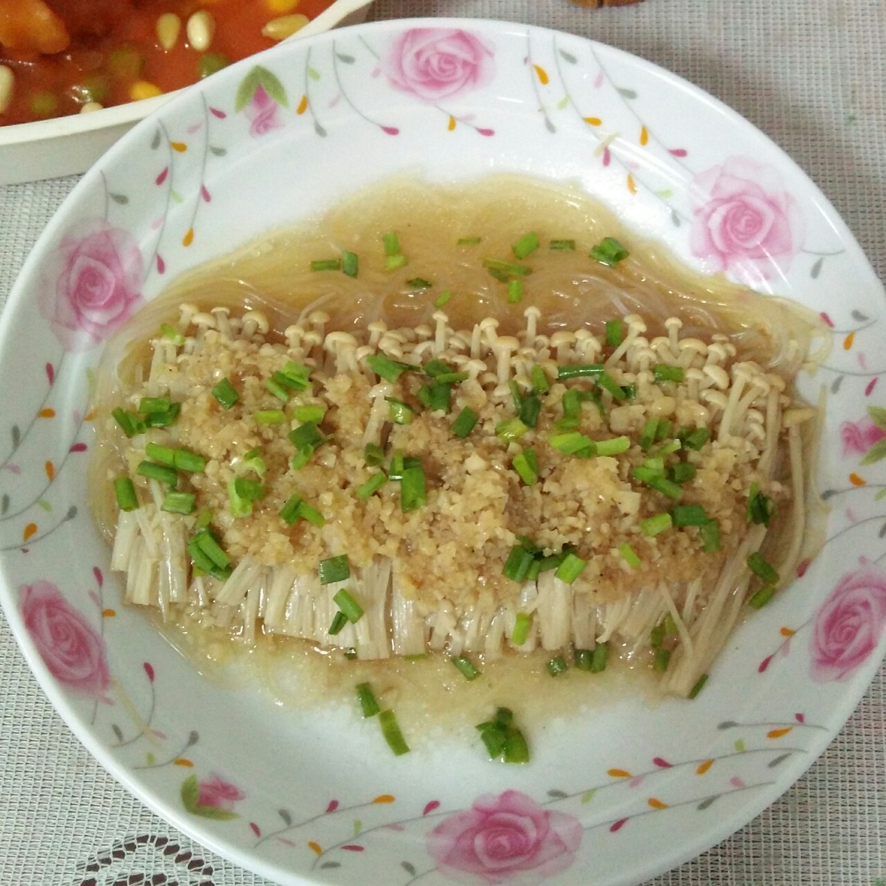 蒜蓉蒸金针菇