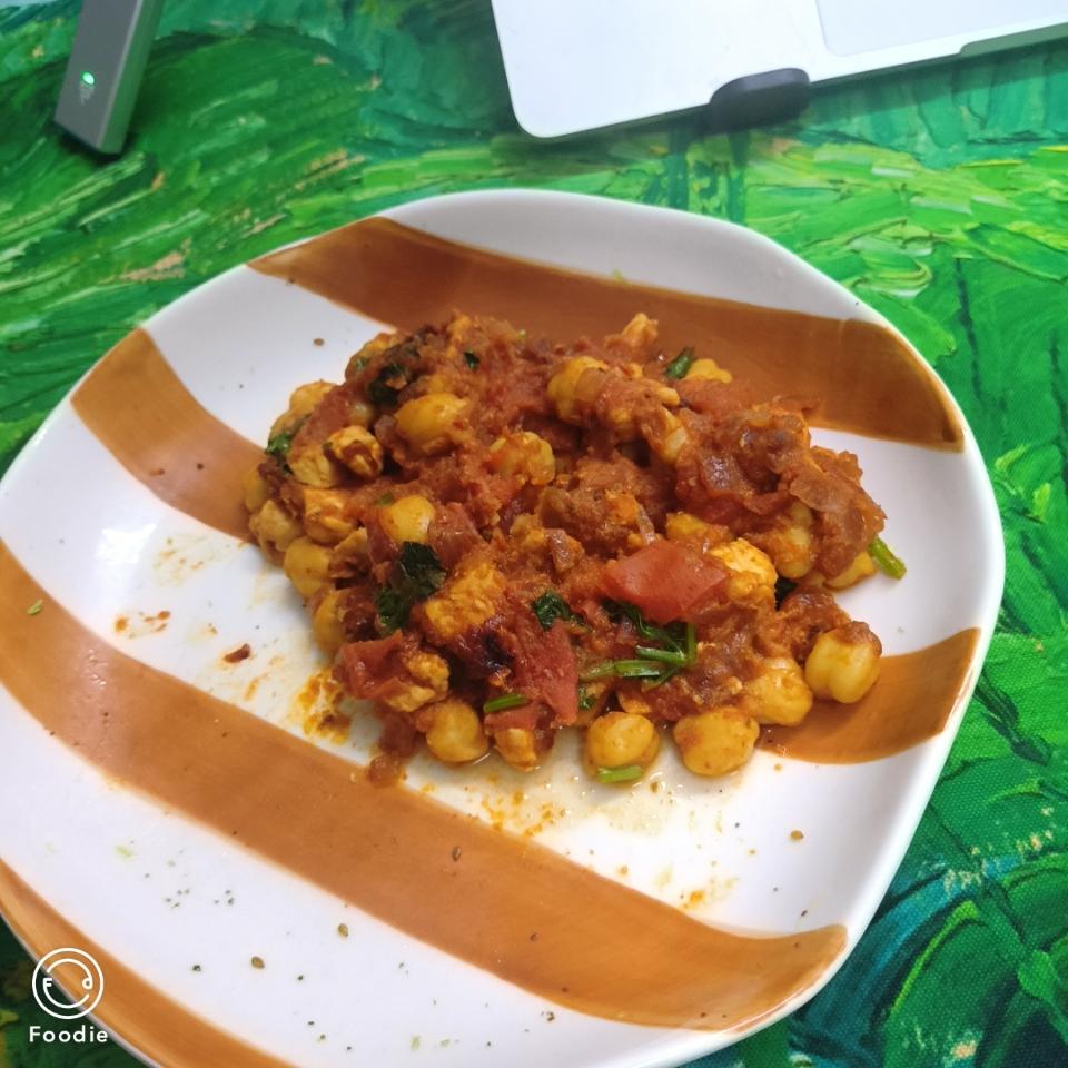 鸡肉鹰嘴豆咖喱