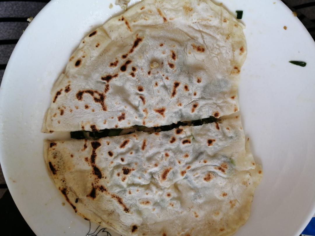 山东韭菜鸡蛋馅饼韭菜盒子蛋液韭菜融合版