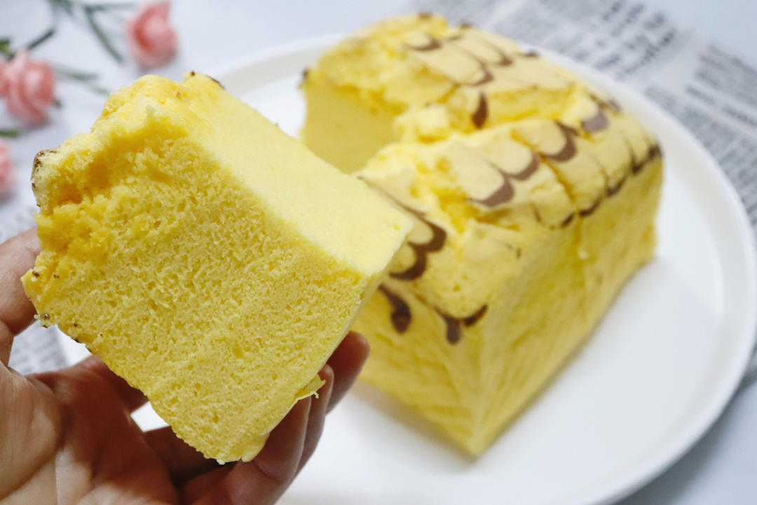 古早戚风蛋糕💕软绵细腻宅家的治愈小蛋糕