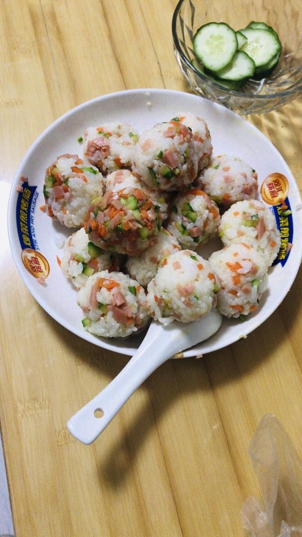 营养蔬菜饭团