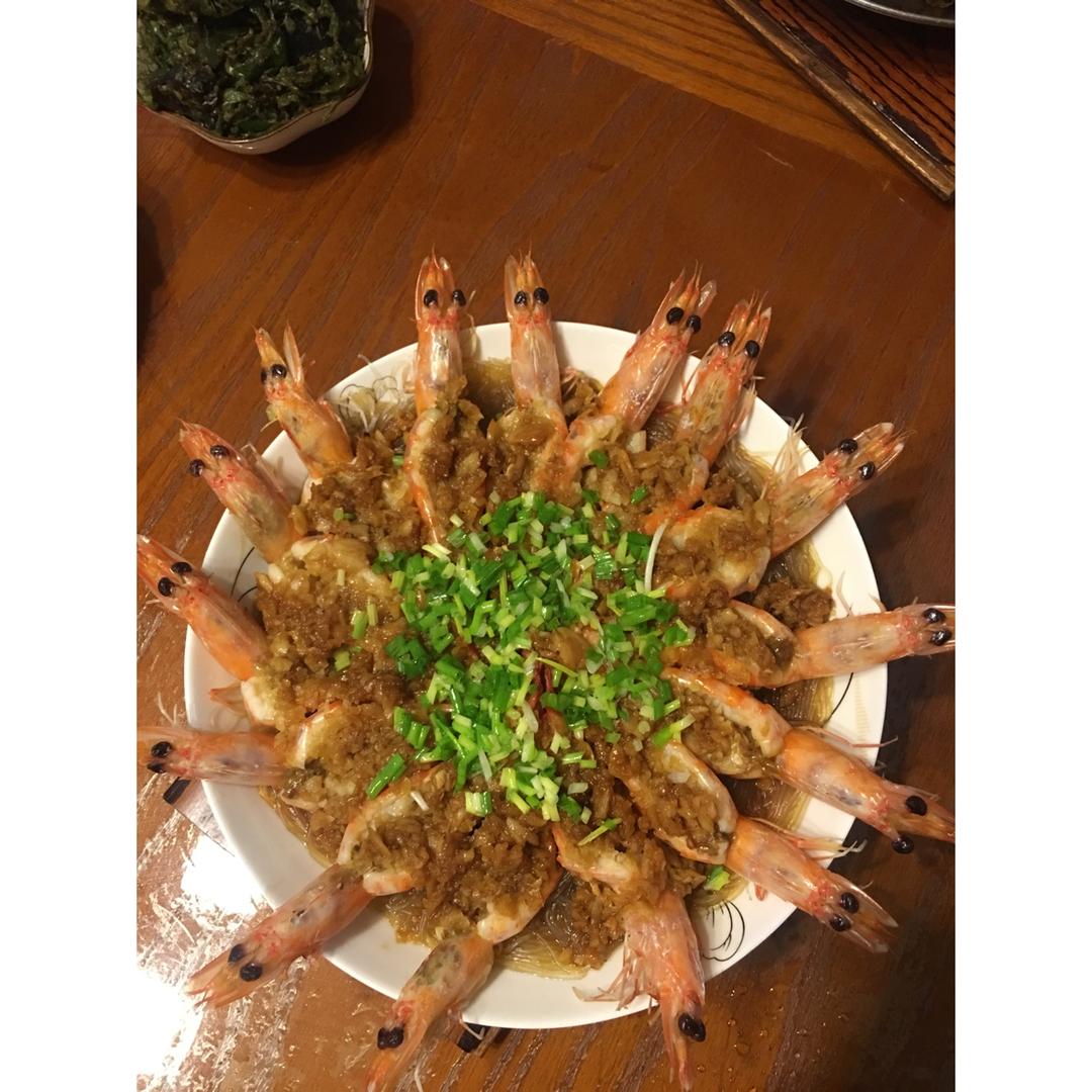蒜蓉粉丝蒸虾
