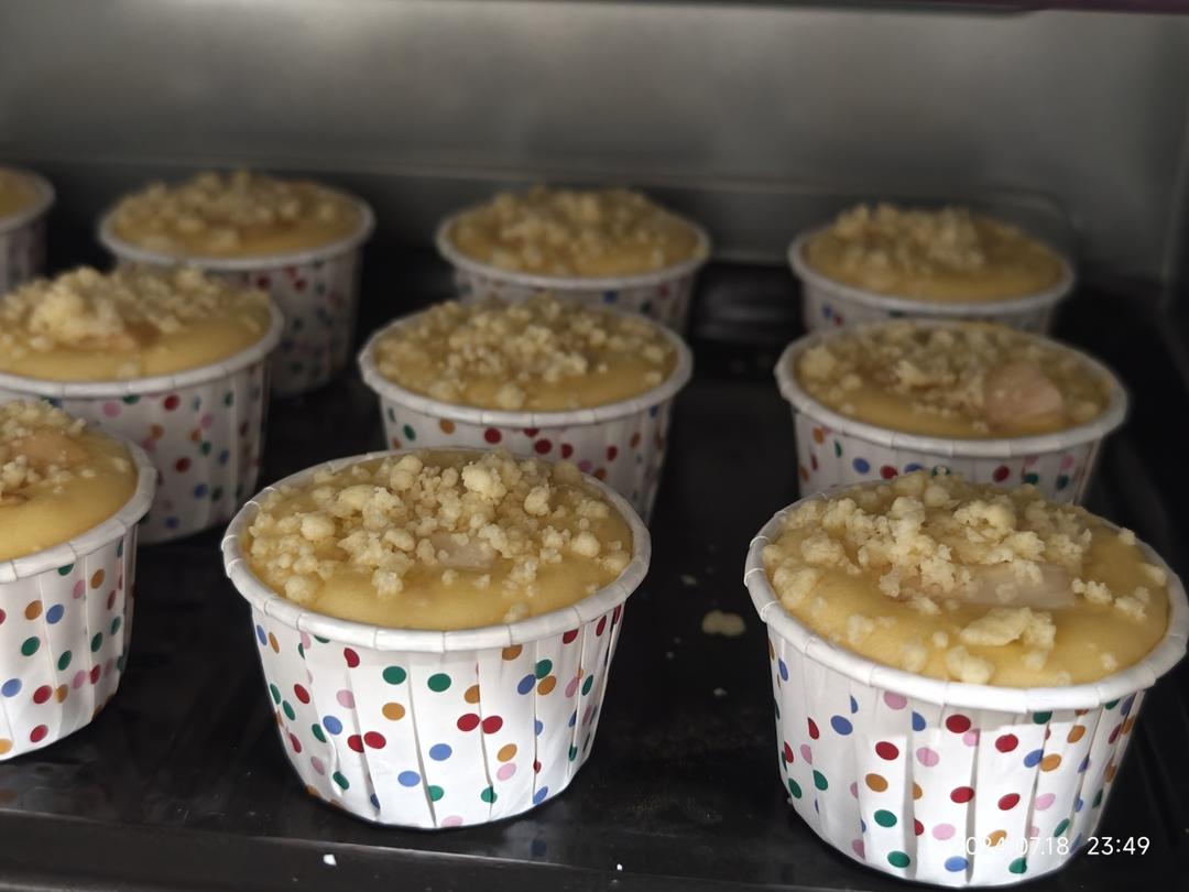 会爆浆的蓝莓玛芬蛋糕