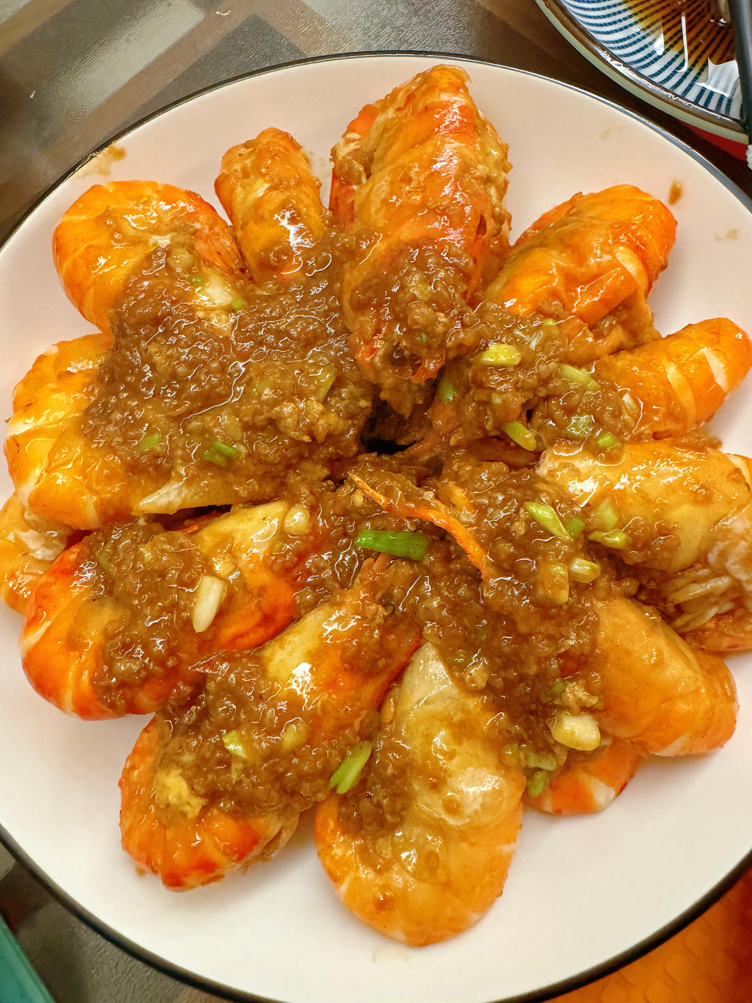 芥末蒜蓉罗氏虾