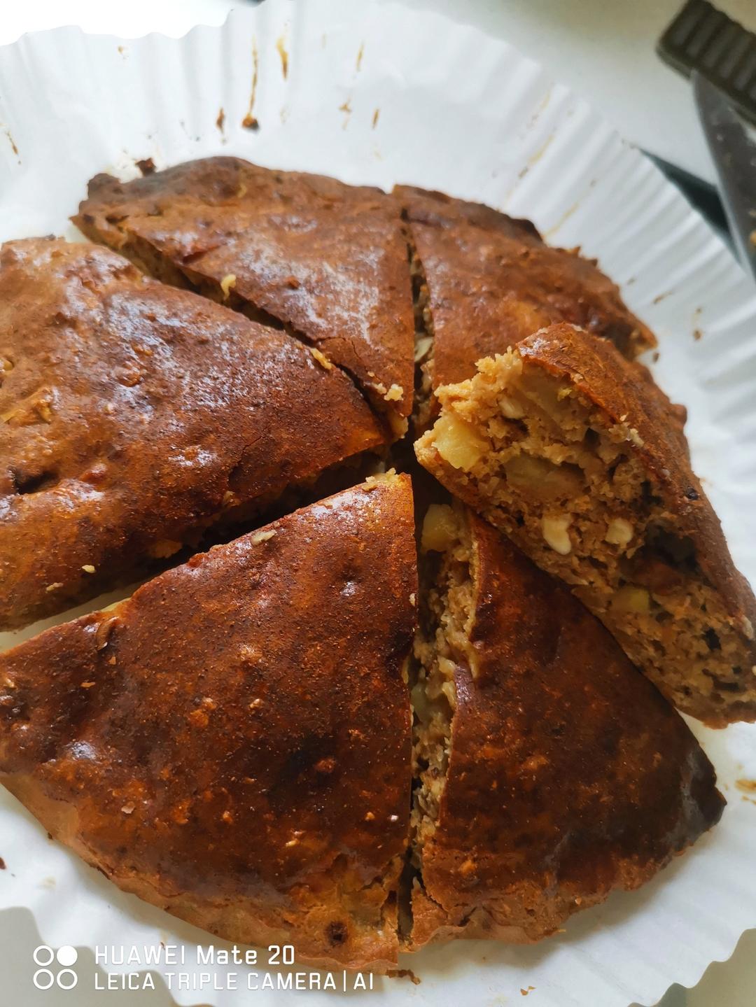 无油无糖❗️全麦苹果肉桂司康🍎｜超低卡～