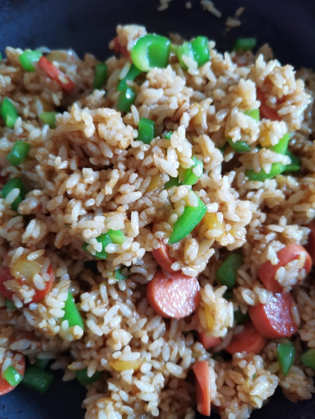 火腿土豆烩饭