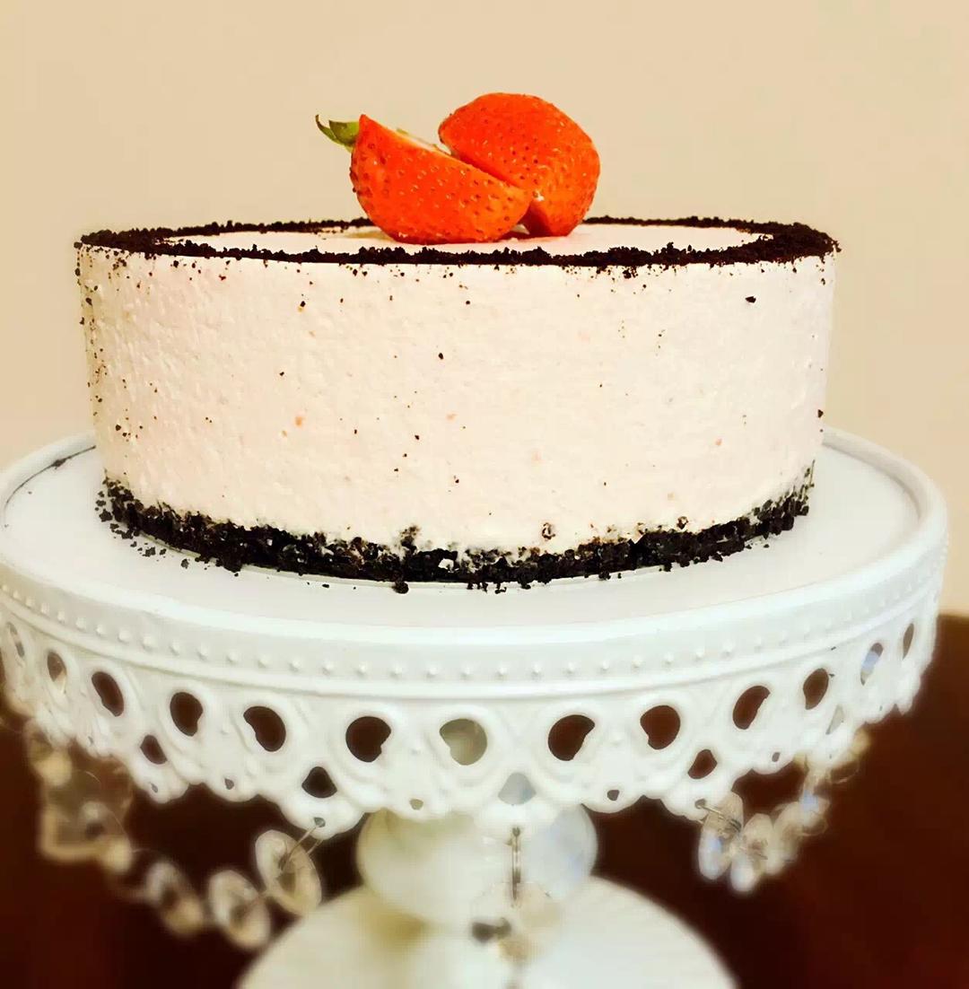 《Tinrry下午茶》教你做草莓芝士慕斯（6寸配方）