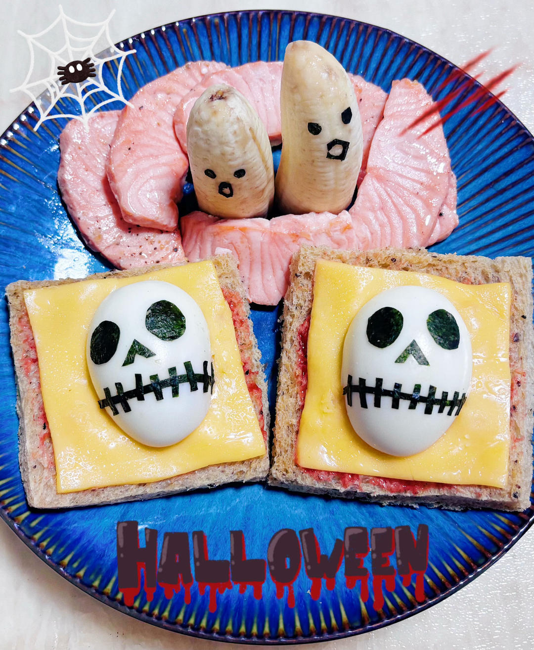 万圣节骷髅小小pizza