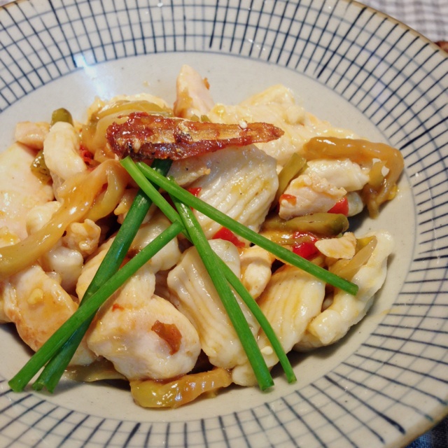 榨菜肉块疙瘩面