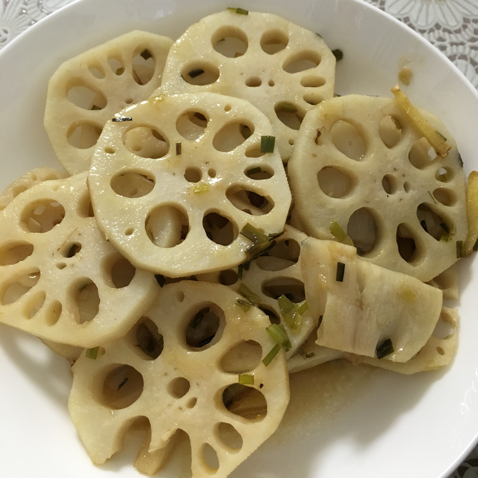 清炒藕片