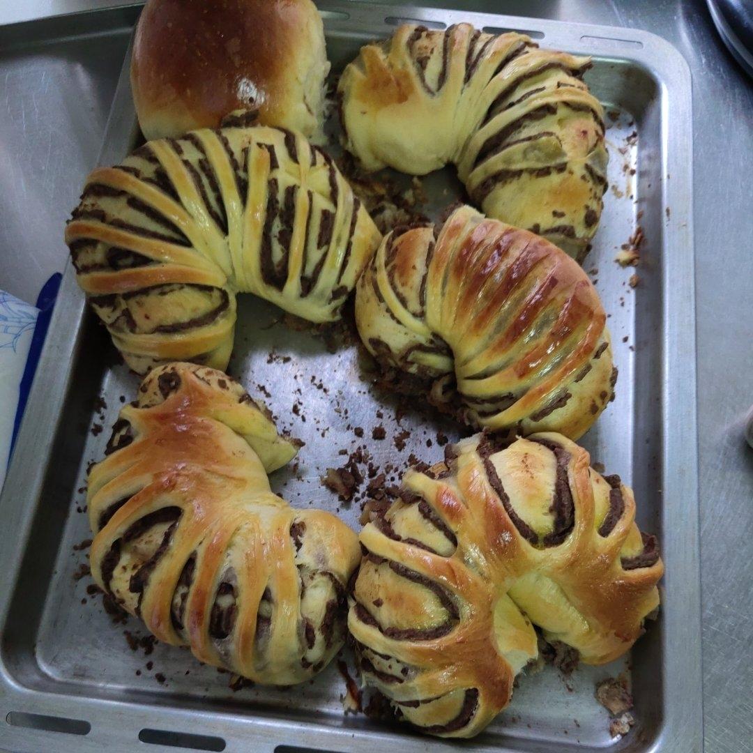 烤箱版豆沙面包