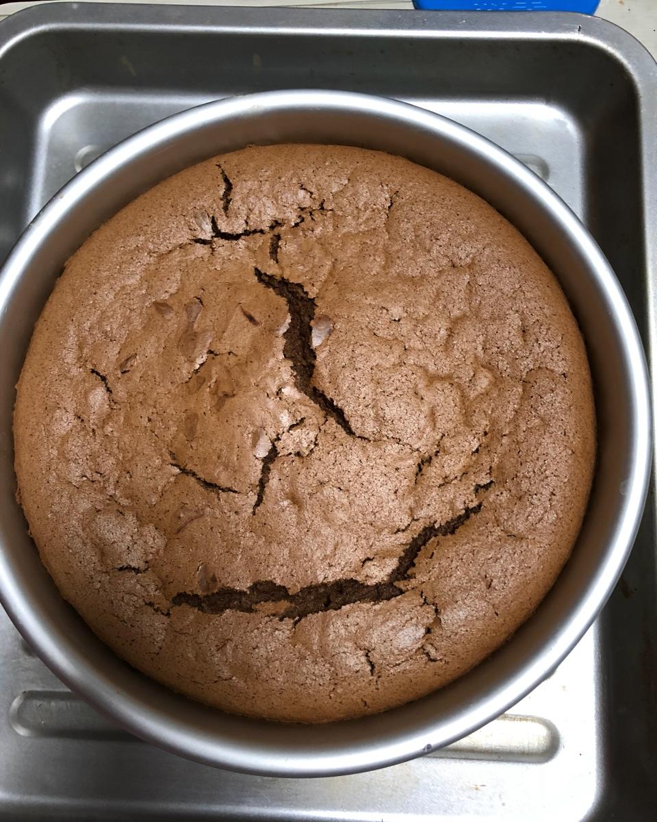 8寸可可戚风蛋糕