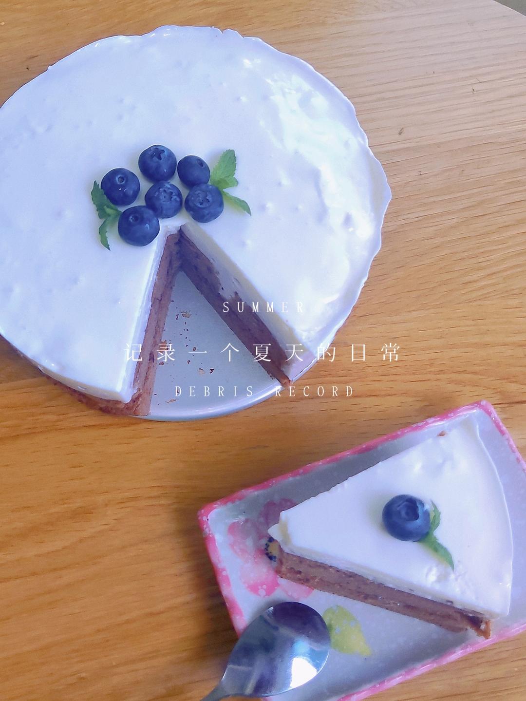 渐变蓝莓慕斯蛋糕🎂