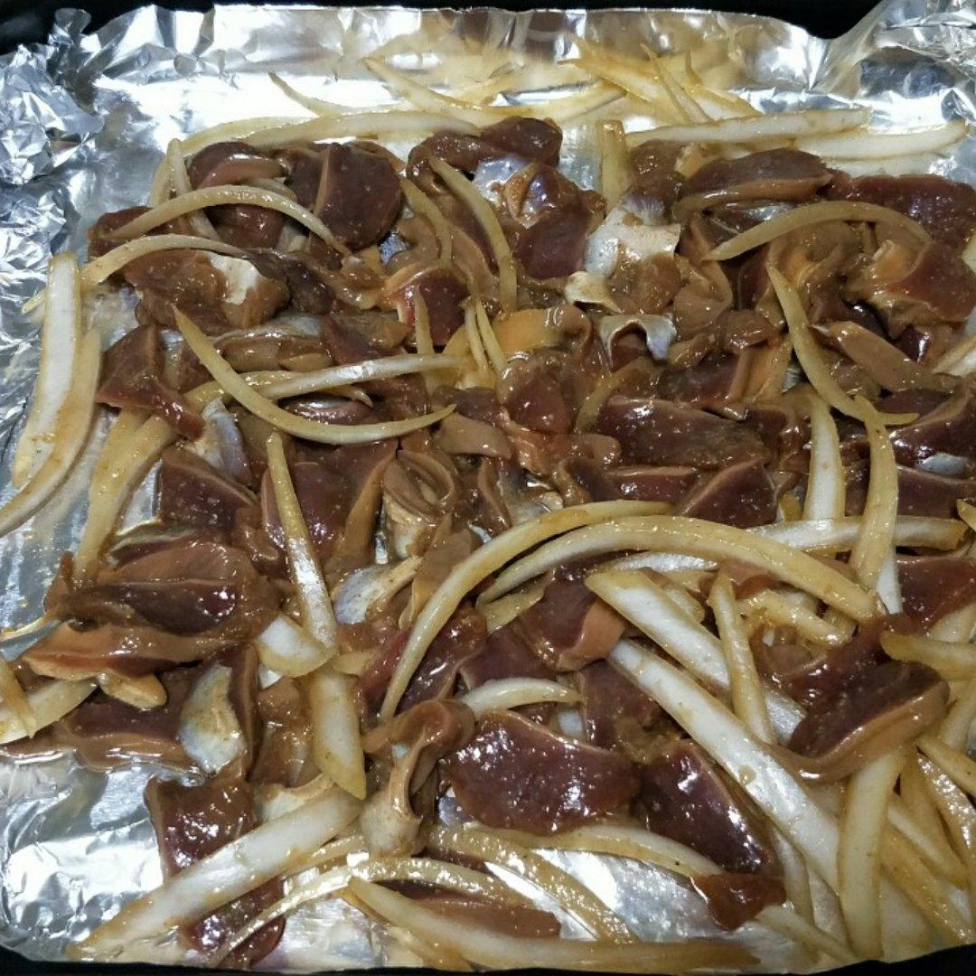 烤鸡胗（烤箱版）