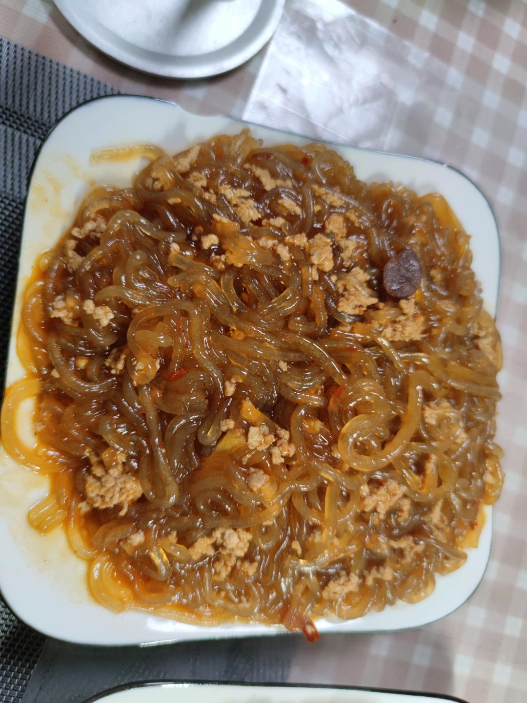 蚂蚁上树(肉末炒粉丝)超下饭‼️十分钟搞定