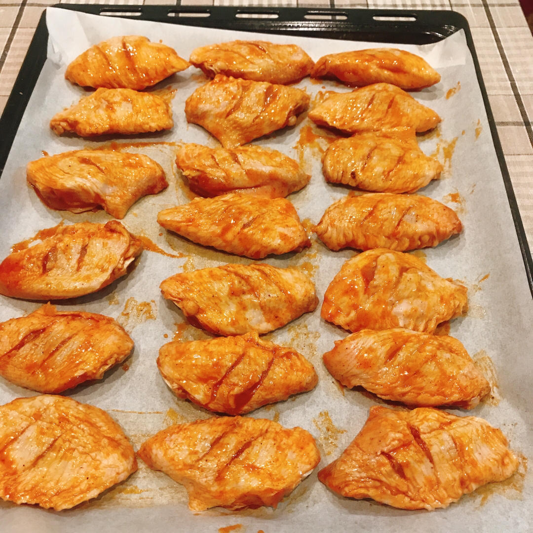烤鸡翅（自制腌料）