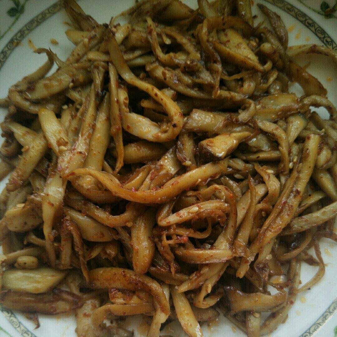 干煸手撕杏鲍菇