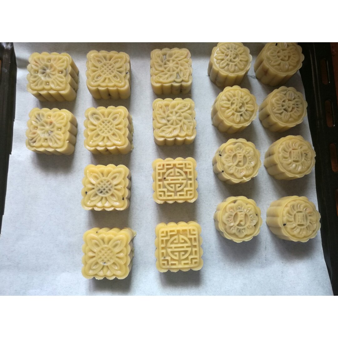 五仁月饼～不用转化糖浆的版本