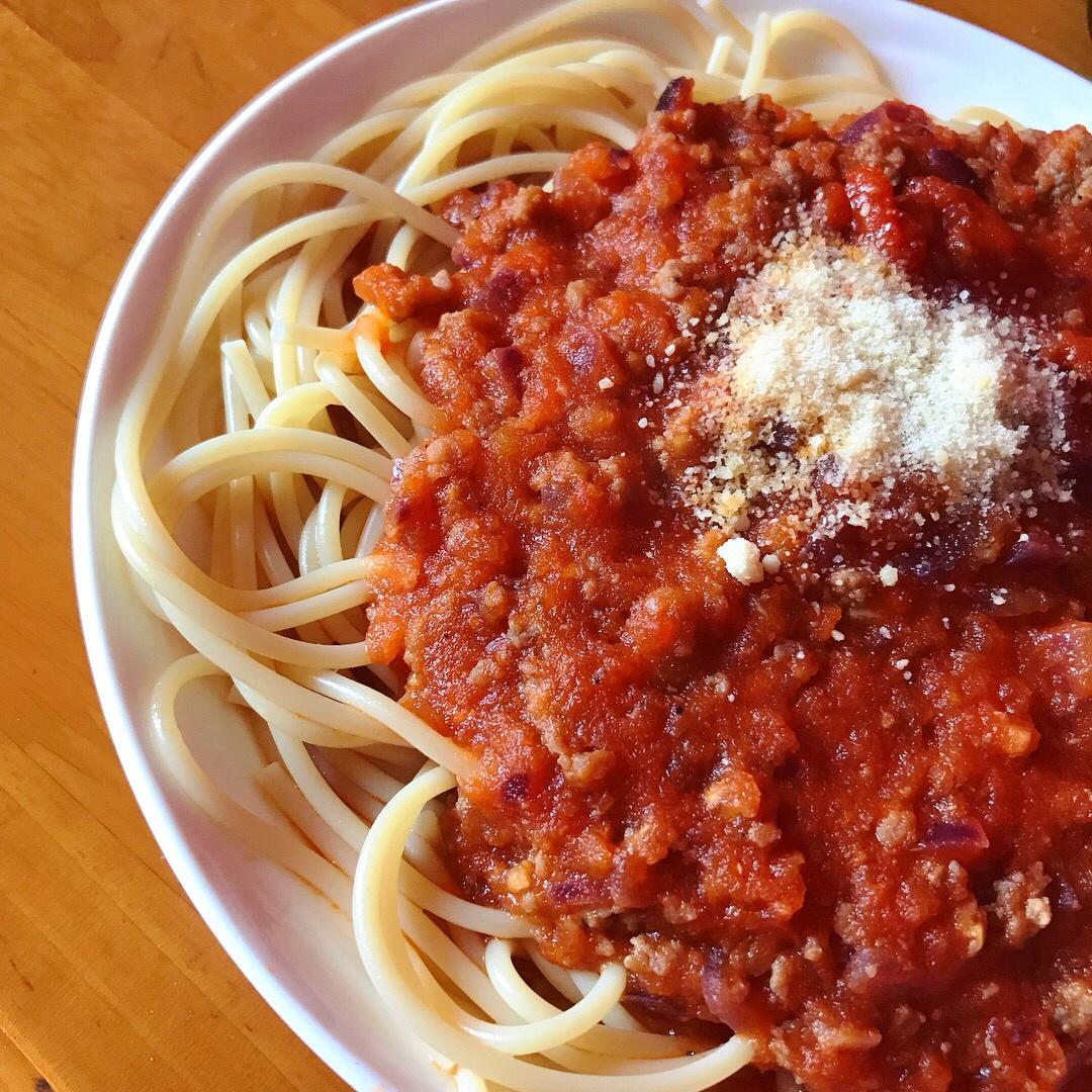 cherrylee做的番茄肉酱意粉