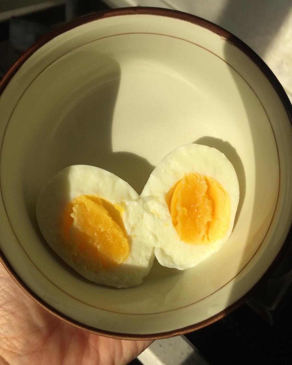 早餐 比溏心蛋熟一点的水煮蛋 手机用户3327_vk98做的比溏心蛋熟一点