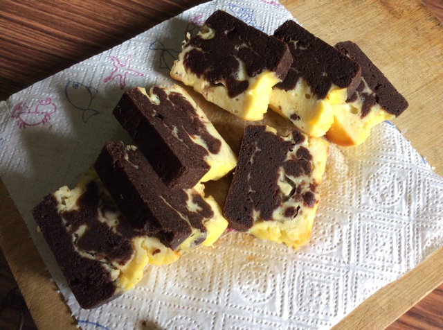 大理石乳酪布朗尼