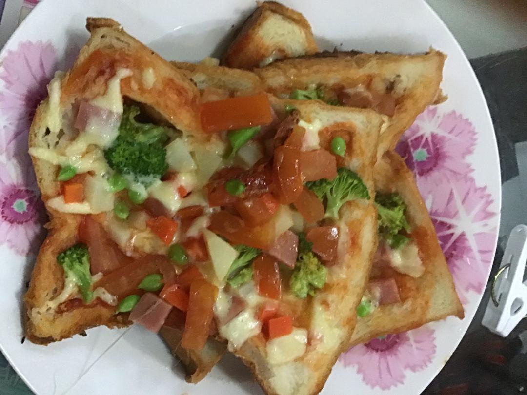 一人份吐司披萨【最好吃的披萨·快手营养早餐】