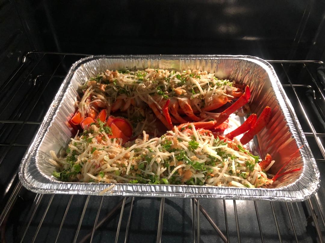 酥脆芝士焗龙虾