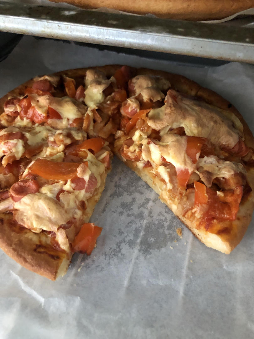 八寸披萨饼皮（四个）制作