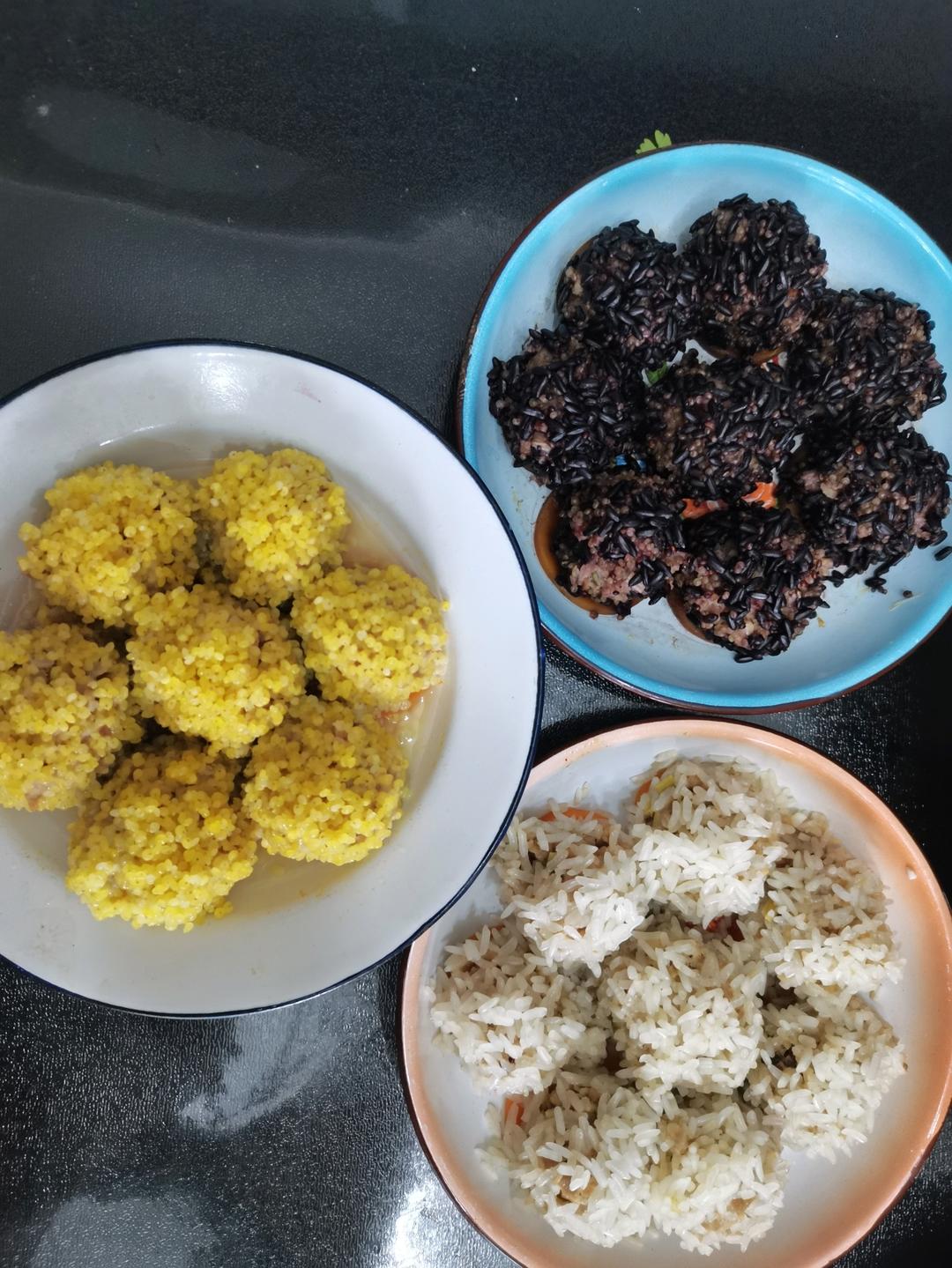 家庭版简单糯米丸子